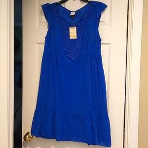 NWT Flutter Sleeve Sonoma Royal Blue Sundress